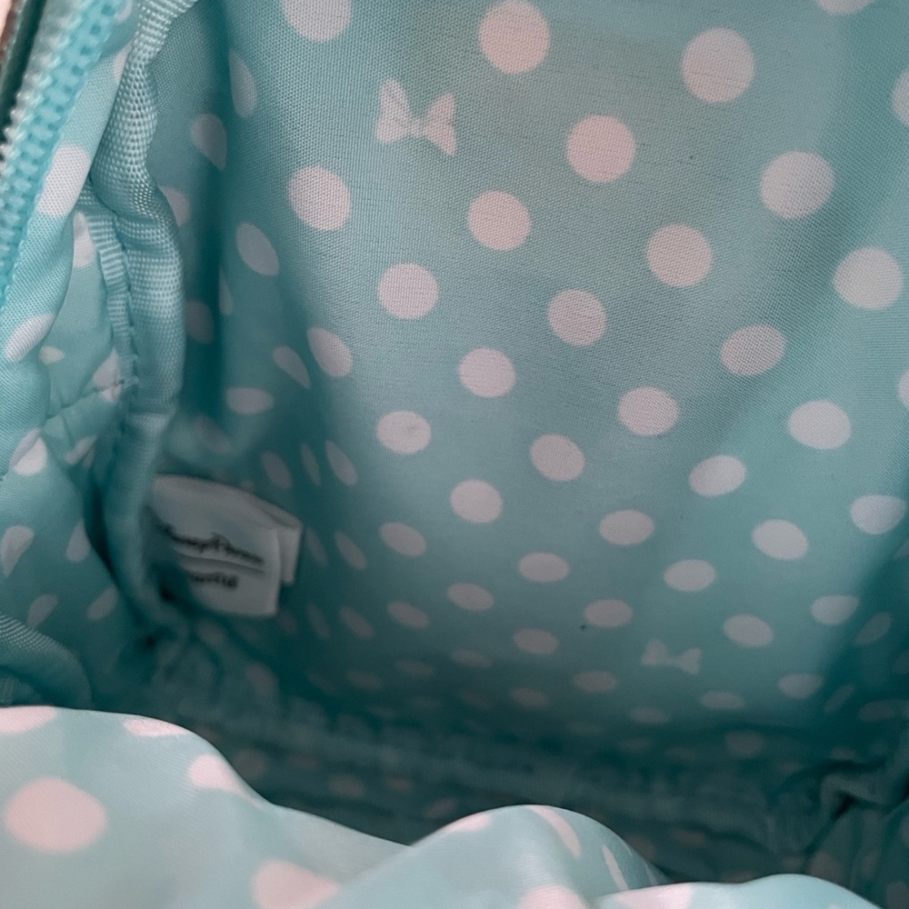 Disney Park Loungefly Mini Backpack Wristelet Teal Sequence - Picture 8 of 9